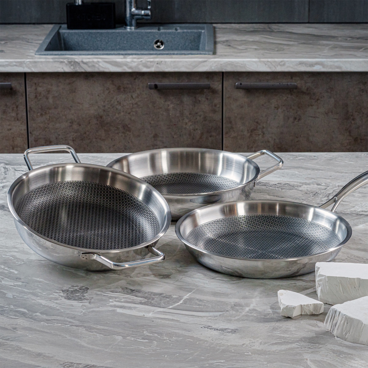 Сковорода из нержавеющей стали Gipfel Melania 0389 20 см фото