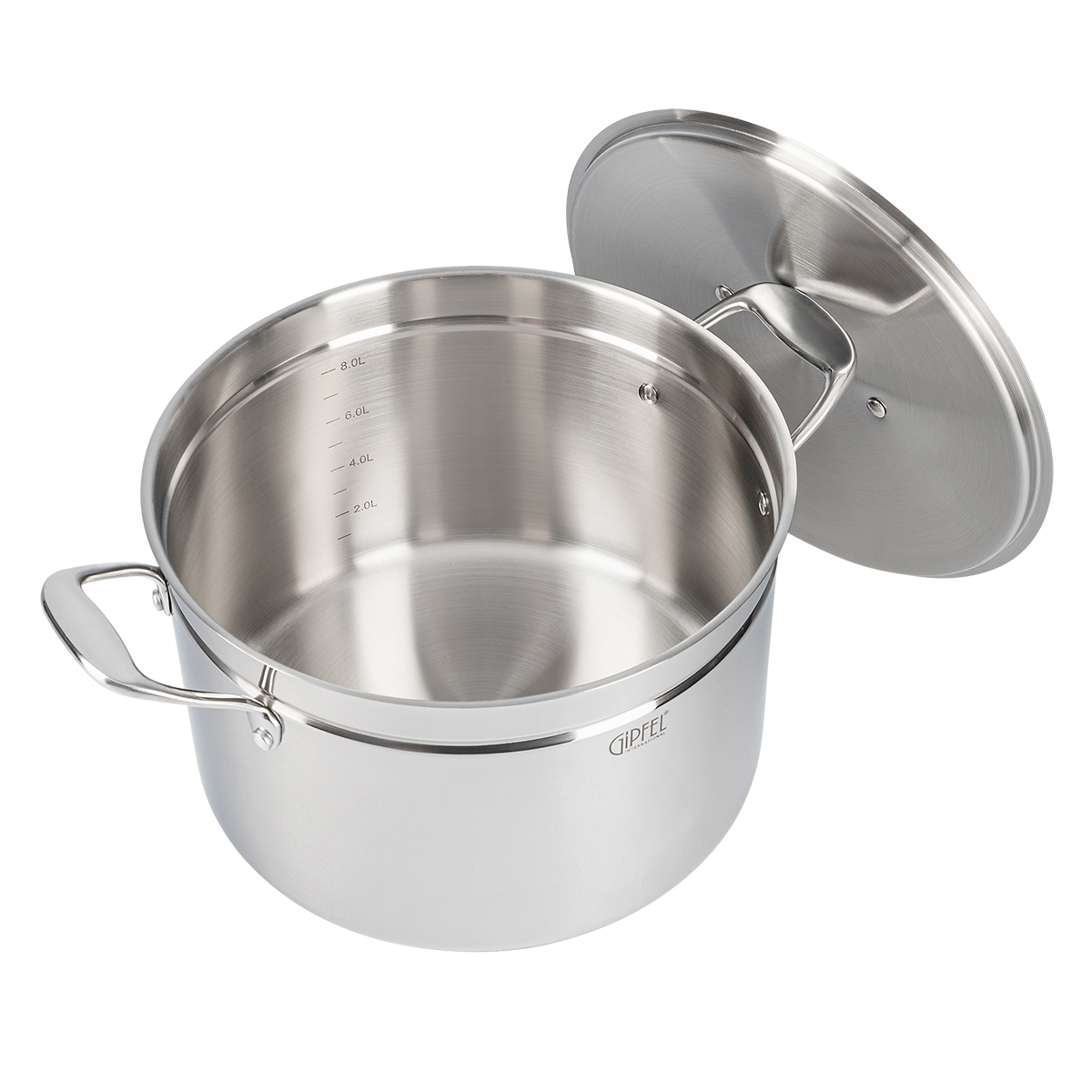 Кастрюля из нержавеющей стали Gipfel Grande 51702 28 см/11 л фото