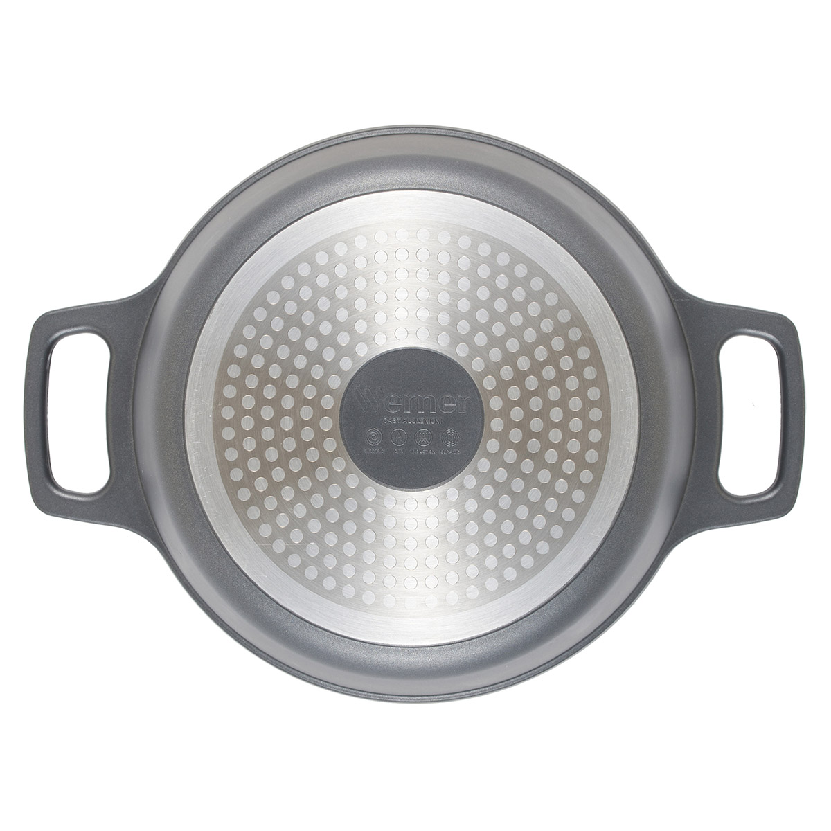 Алюминиевая кастрюля Werner Nero 52087 24 см/4,3 л фото