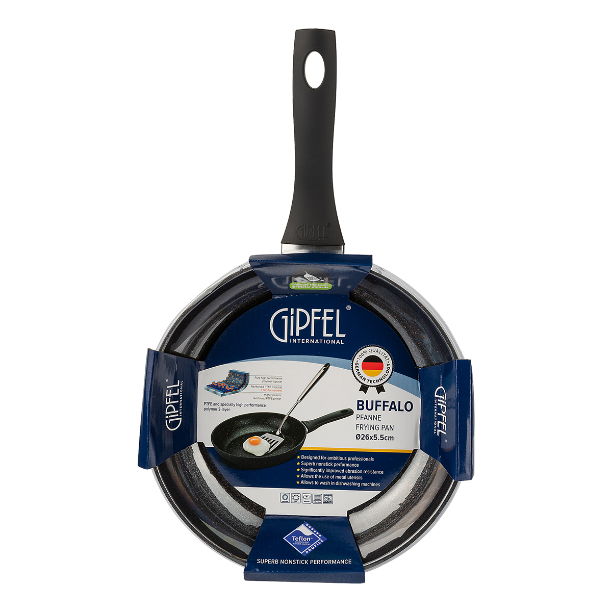 Алюминиевая сковорода Gipfel Buffalo 0111 26 см фото