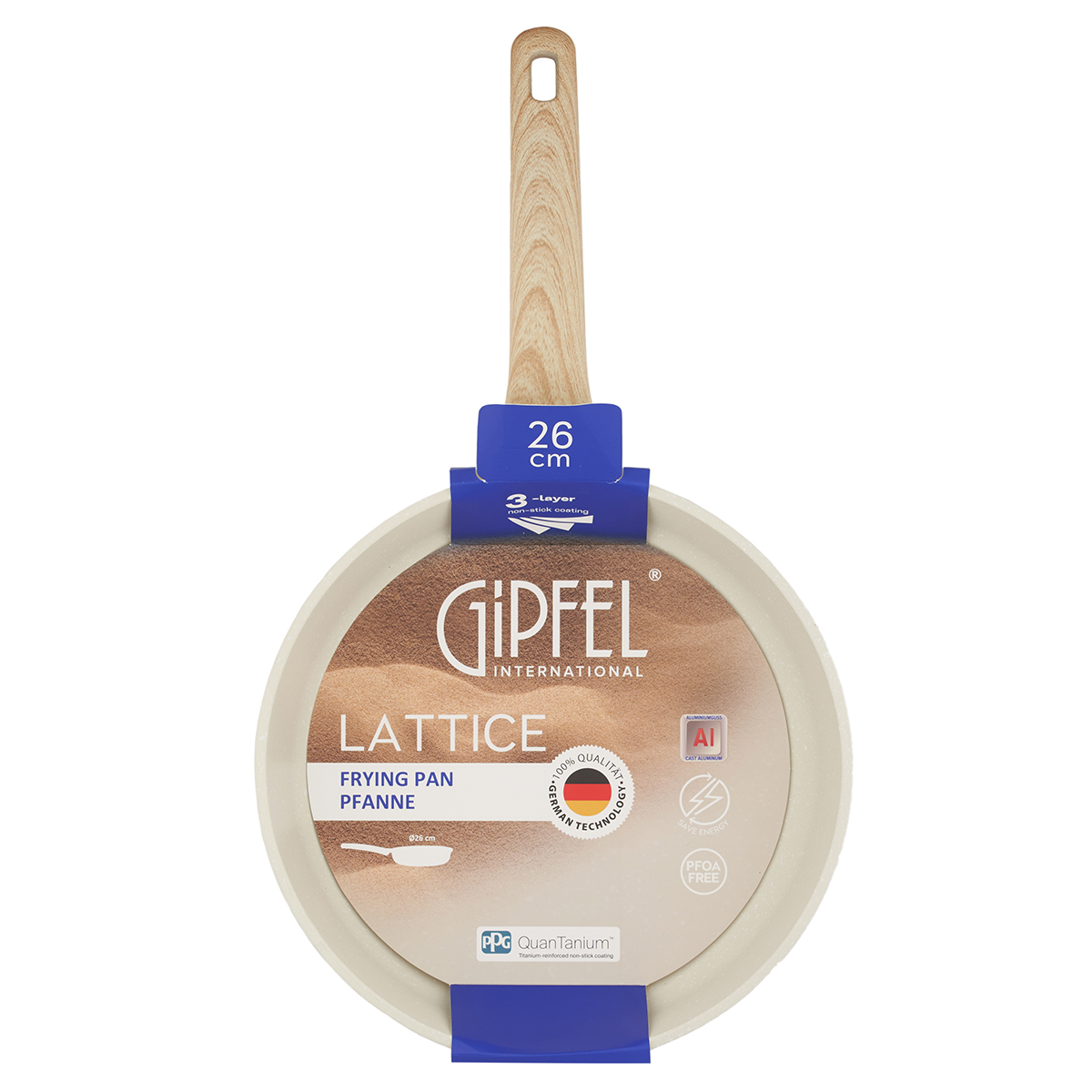 Алюминиевая сковорода Gipfel Lattice 52656 26 см фото