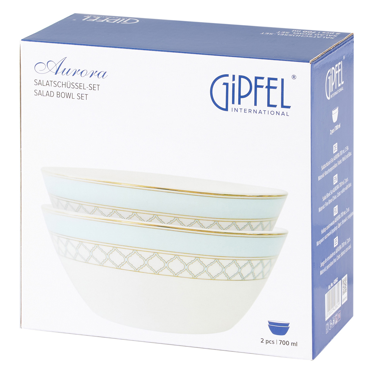 Набор салатников Gipfel Aurora 42862 2 предмета фото