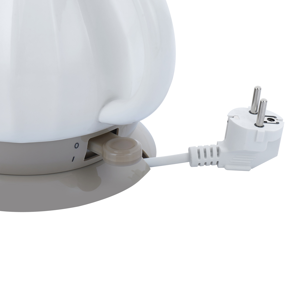 картинка 1171 GIPFEL Чайник электрический ENRICA 1,2л. Материал: керамика, пластик. Цвет: белый от магазина Gipfel