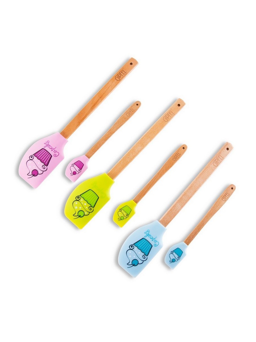 Набор кулинарный из 2 лопаток (32см, 20см). Материал: силикон, дерево. от магазина Gipfel 2660 