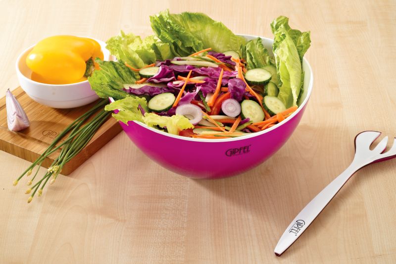 картинка 9401 GIPFEL Салатница с двойными стенками фиолетовая от магазина Gipfel