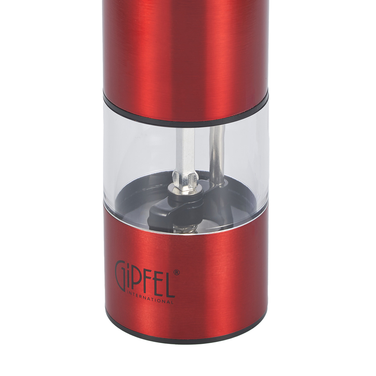 картинка 9148 GIPFEL Мельница TROPICA для перца, электрическая, высота 22 см. Цвет: серебристый. от магазина Gipfel