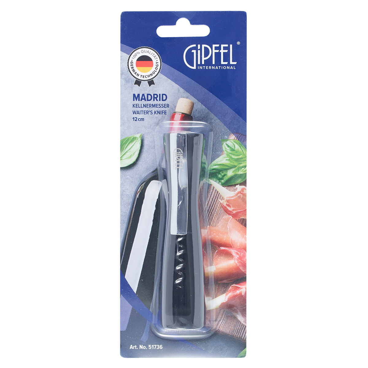 Многофункциональный складной штопор Gipfel Madrid 51736 12 см фото