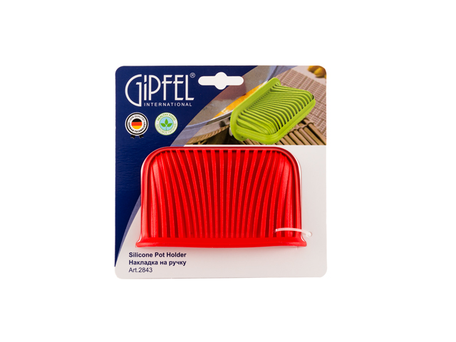 картинка 2843 GIPFEL Накладка на ручку. Материал: силикон. Цвет: красный. Размер: 11х4х7 см от магазина Gipfel