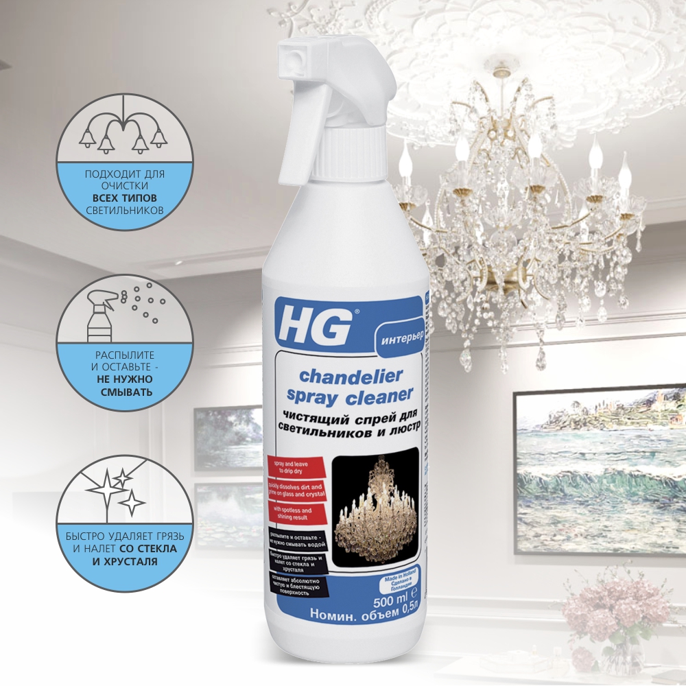 Чистящий спрей для светильников и люстр HG 167050161 фото