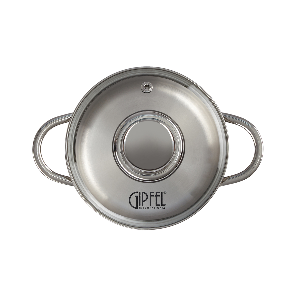 картинка Кастрюлька MINI со стеклянной крышкой 0,8 л. Gipfel 1203 от магазина Gipfel