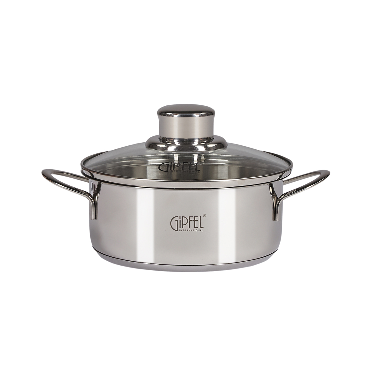 картинка Кастрюлька MINI со стеклянной крышкой 0,9 л. Gipfel 1202 от магазина Gipfel