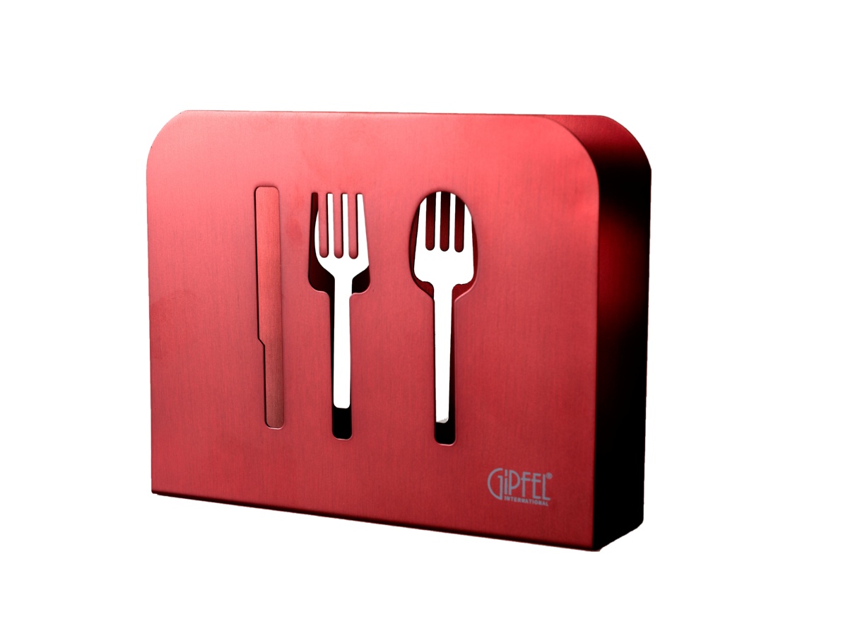 картинка 3741 GIPFEL Салфетница 15х4х12см Цвет: красный от магазина Gipfel