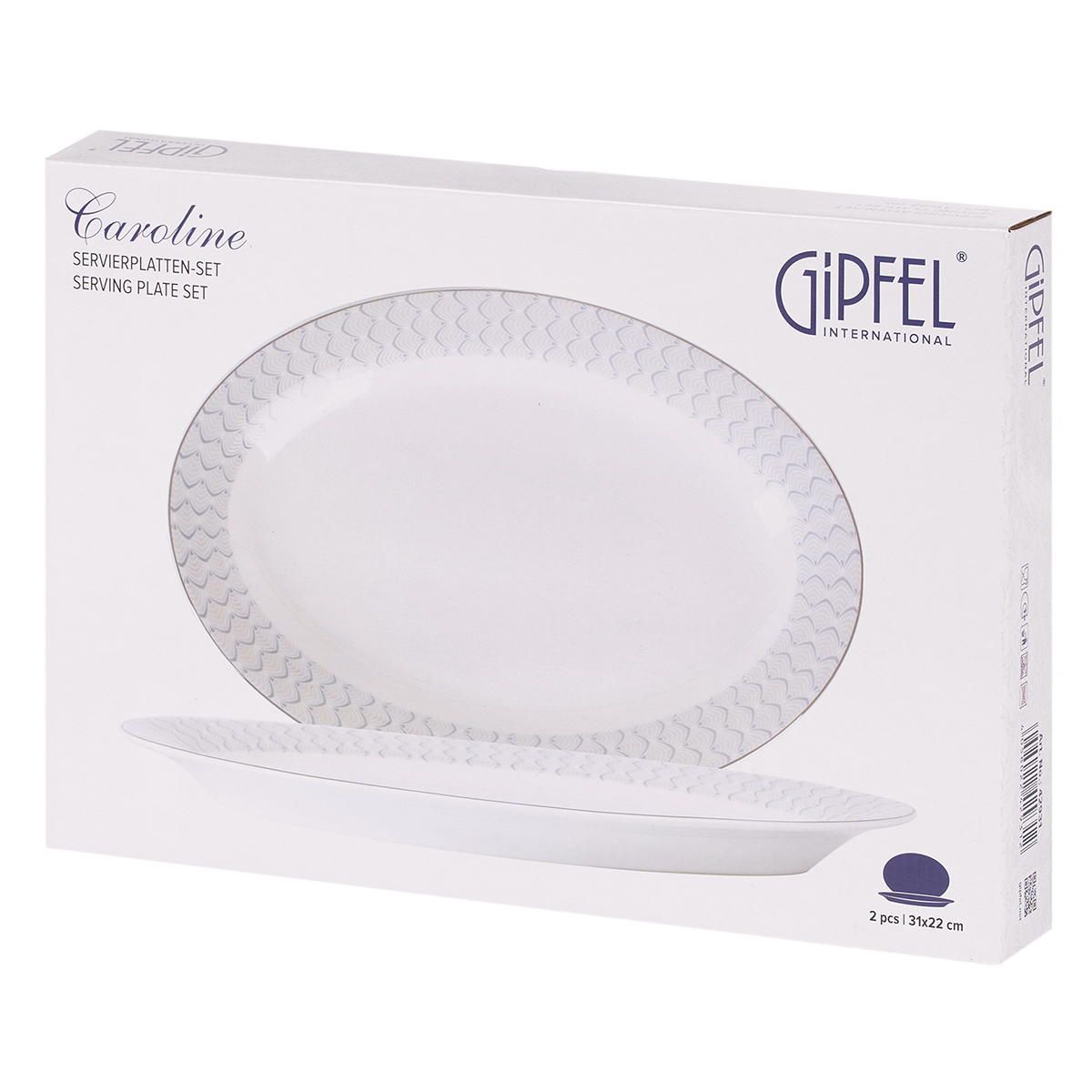Набор тарелок сервировочных  Gipfel Caroline 42931 31х22 см, 2 предмета фото