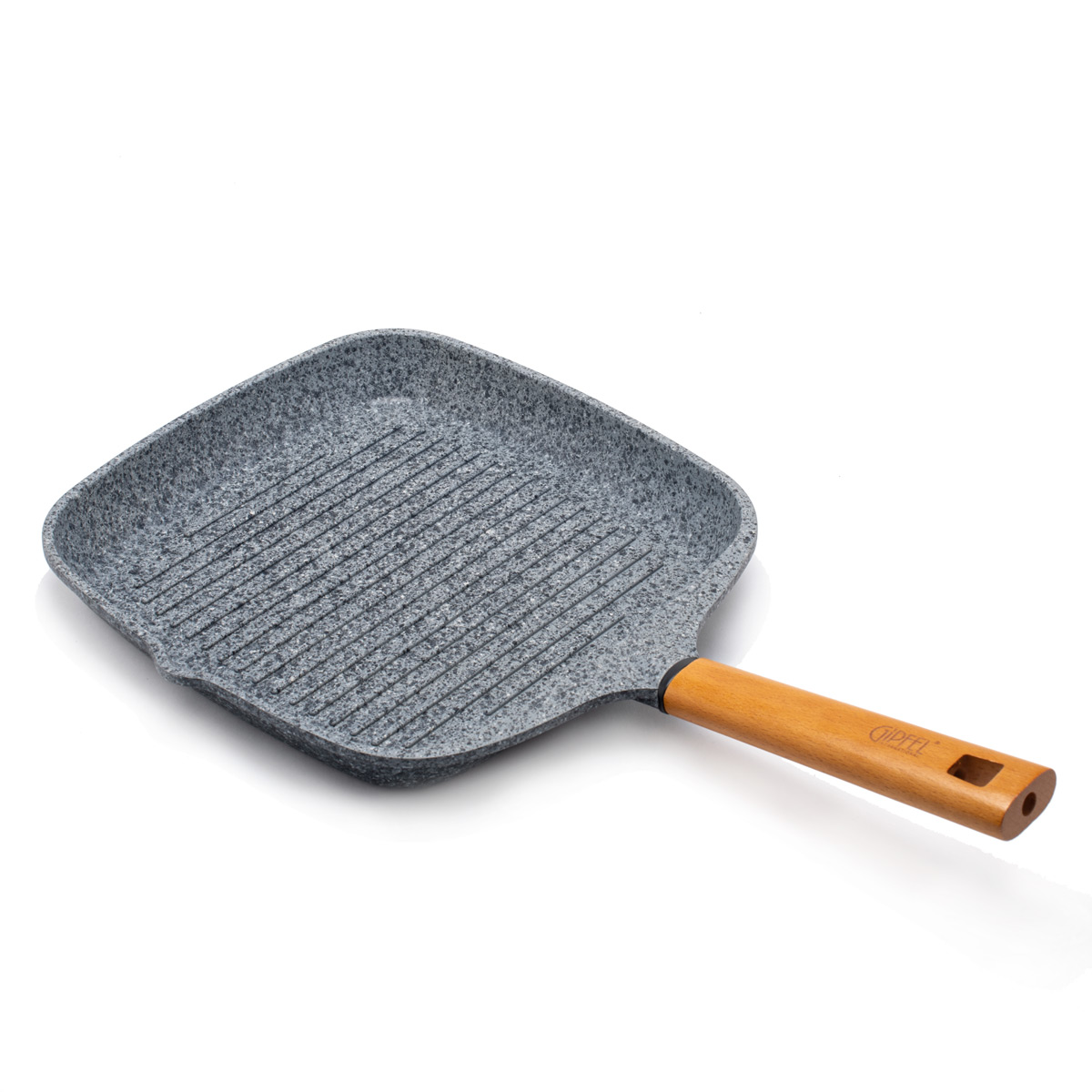 Сковорода-гриль алюминиевая Gipfel Naturel 0783 28 см фото