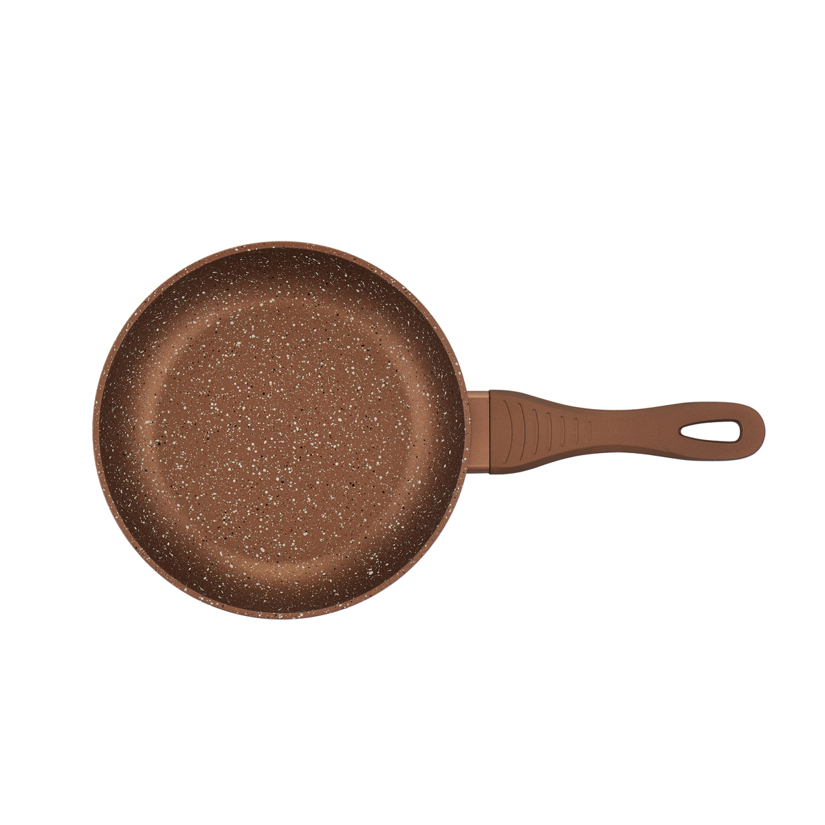 Сковорода FIRENZE 20х4,5см с индукционным дном, с двуслойным мраморным антипригарным покрытием Pfluon Marble. Материал: кованый алюминий. Толщина: 2,5мм от магазина Gipfel 1779 WERNER