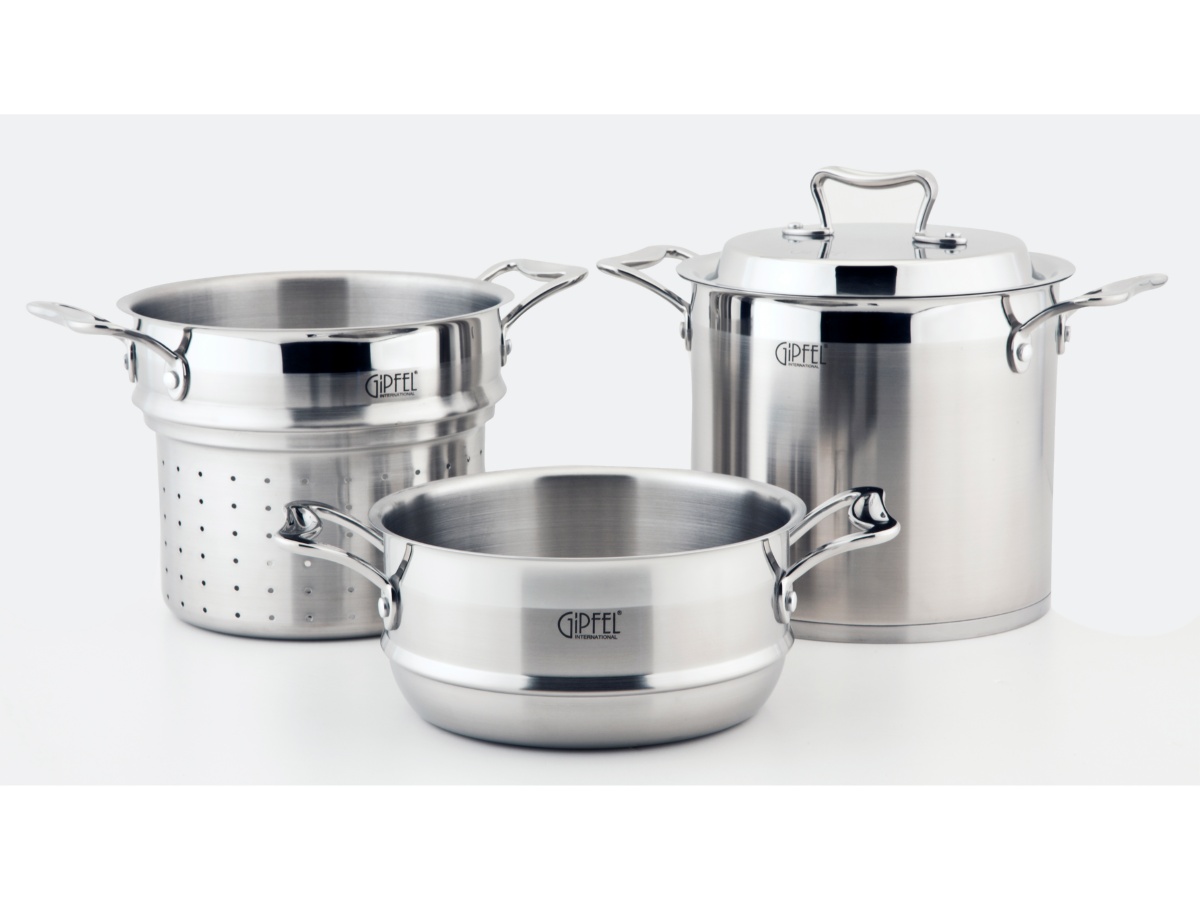 картинка 1633 GIPFEL Пароварка трехъярусная ATTUALITA 7.7 л от магазина Gipfel