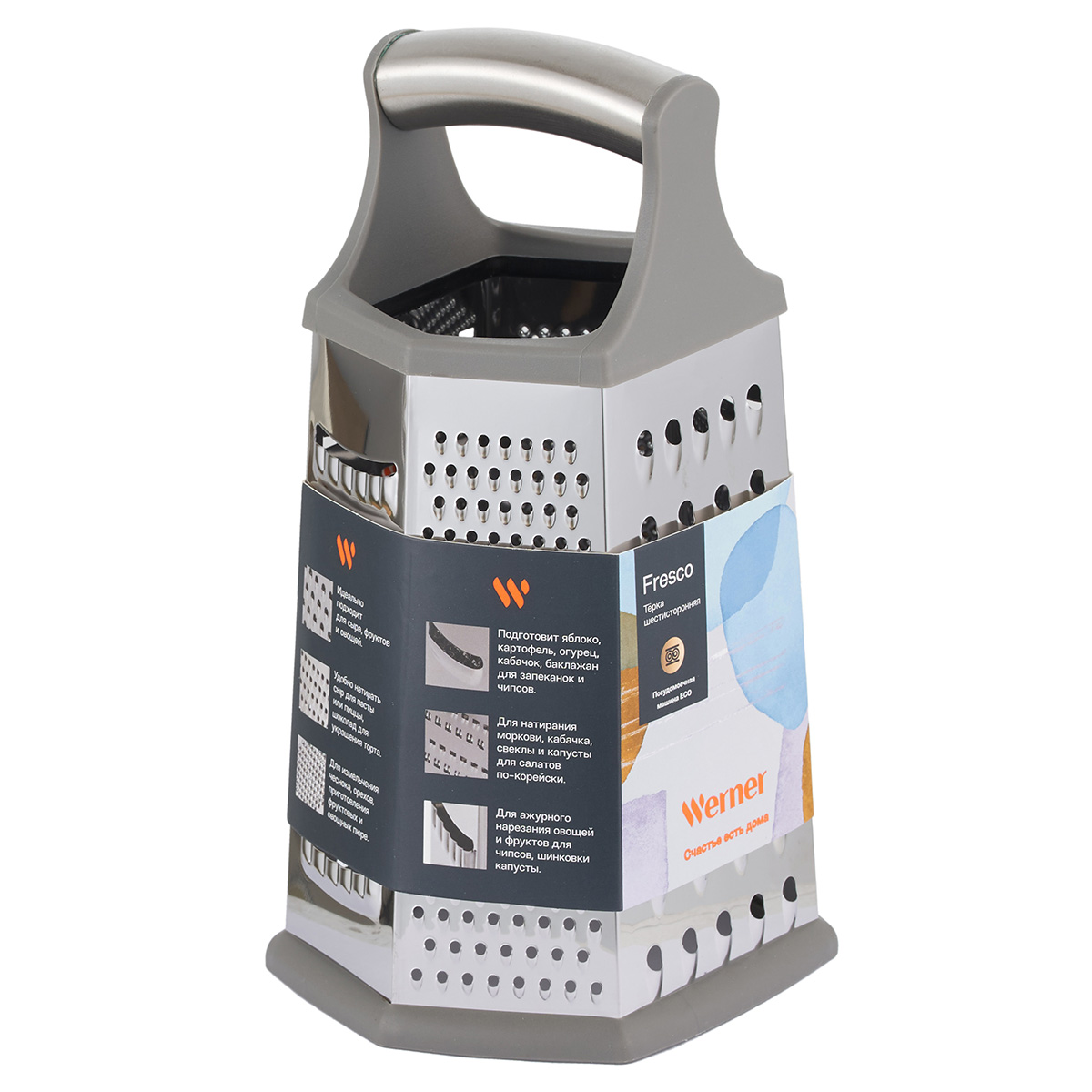 Тёрка шестисторонняя Werner Fresco 51175 фото