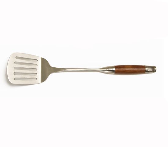 Лопатка с прорезями MASTER 37см. Материал: нерж.сталь, дерево от магазина Gipfel 2198 