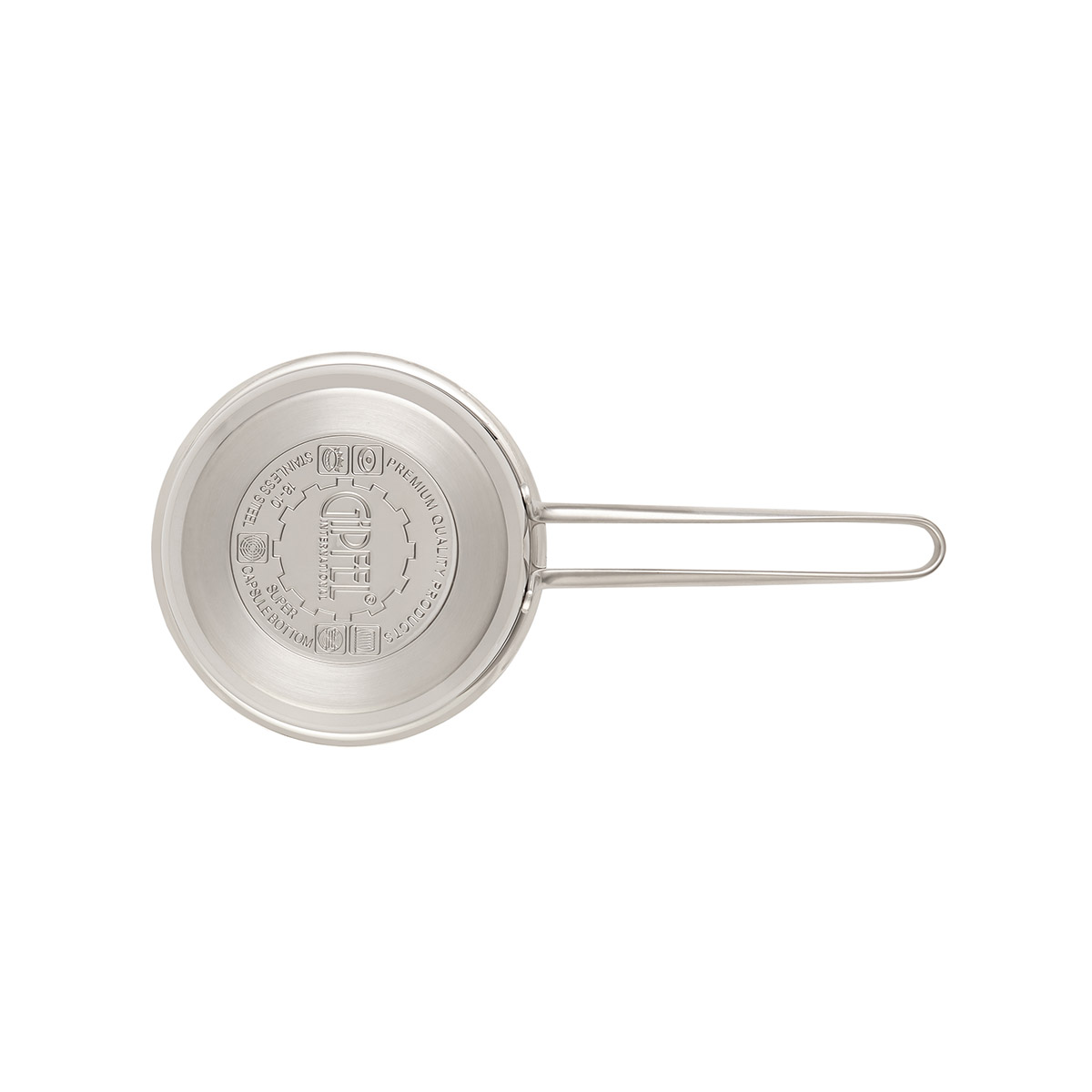 картинка 1788 GIPFEL Ковш MINI 12х6см/0,7л. Материал: нерж. сталь 18/10 от магазина Gipfel