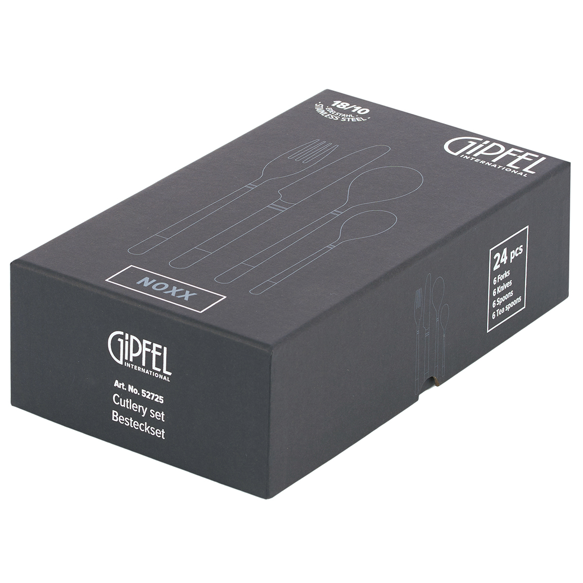 Набор столовых приборов Gipfel Noxx 52725 24 предмета фото