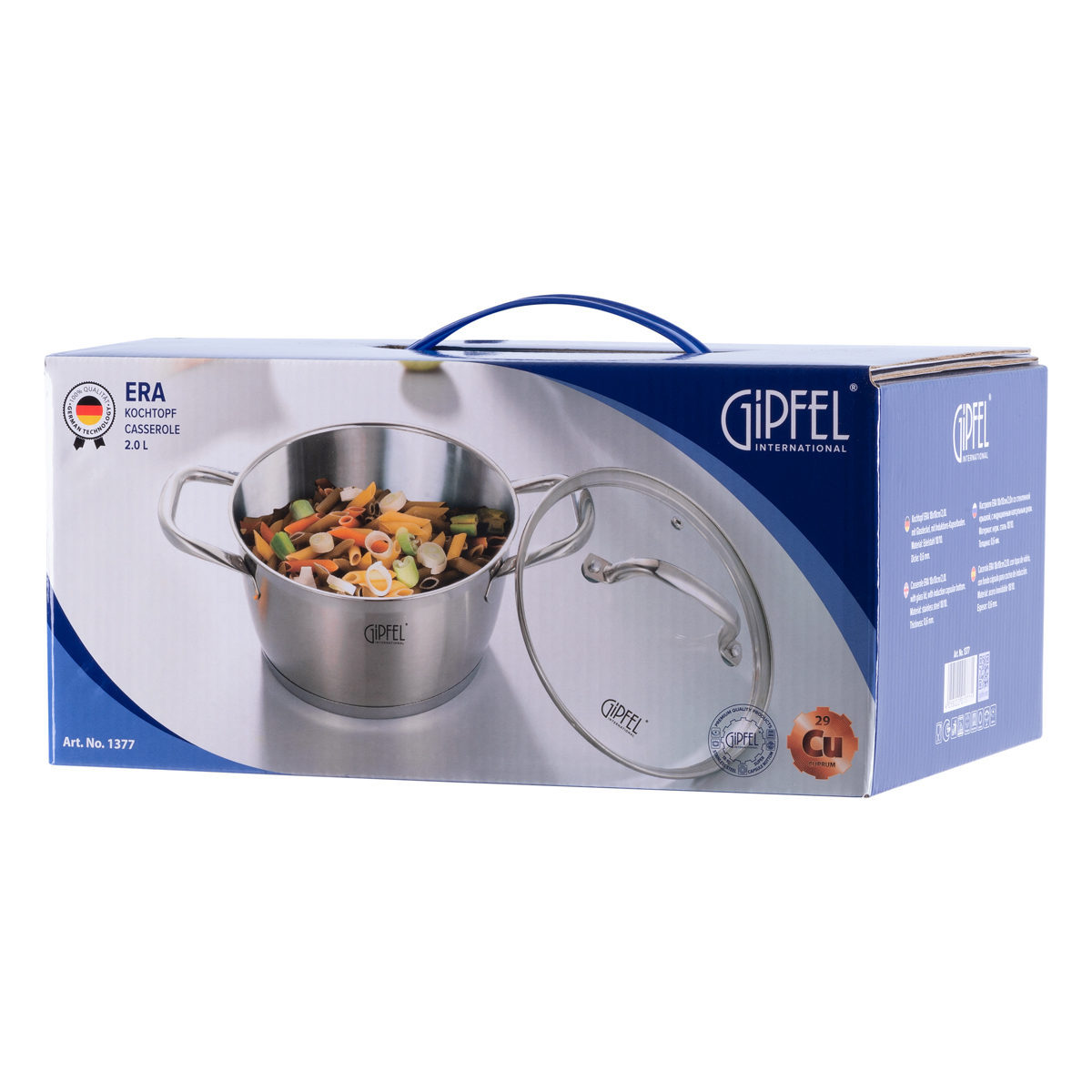 картинка 1377 GIPFEL Кастрюля ERA  2.5 л от магазина Gipfel