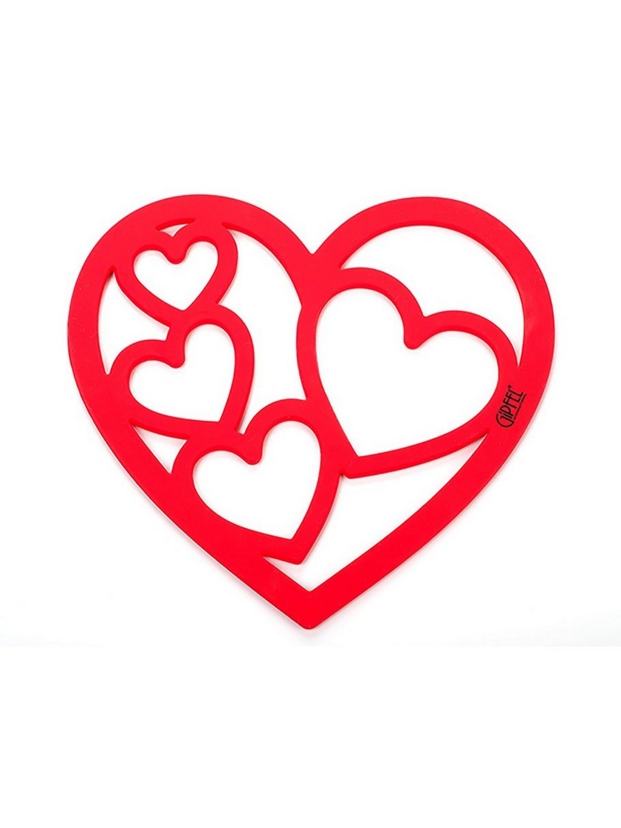 картинка 2896 GIPFEL Коврик силиконовый 19х14,5см цвет красный от магазина Gipfel