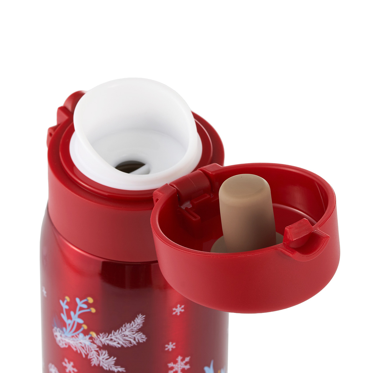 Термокружка вакуумная Gipfel Christmas Time 52059 370 мл фото