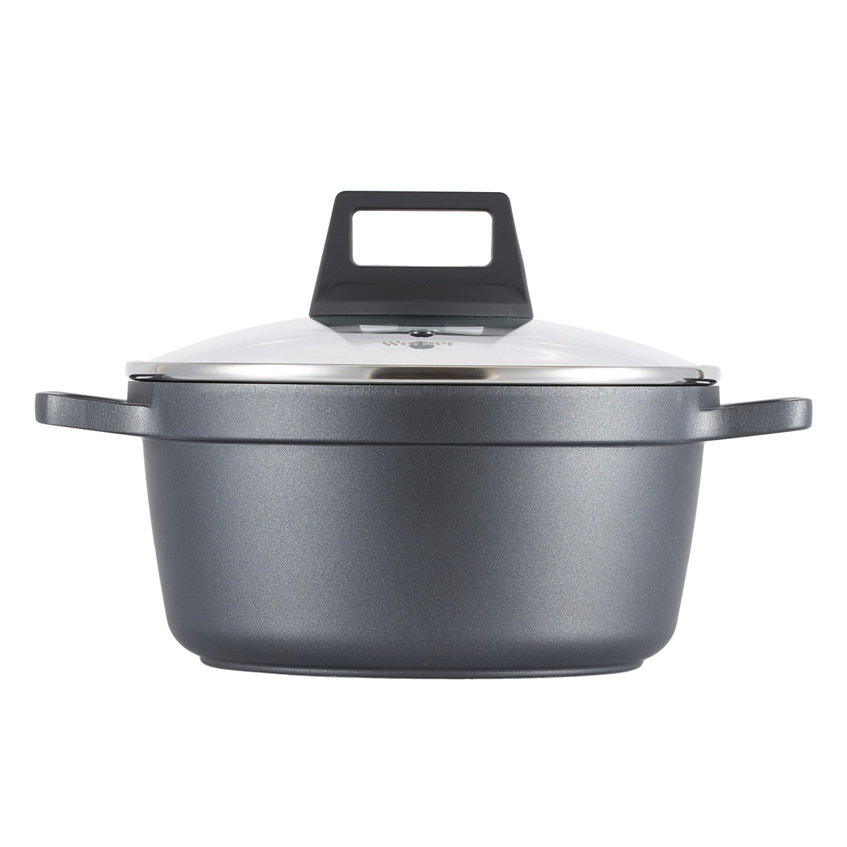 Алюминиевая кастрюля Werner Nero 52086 20 см/2,5 л фото