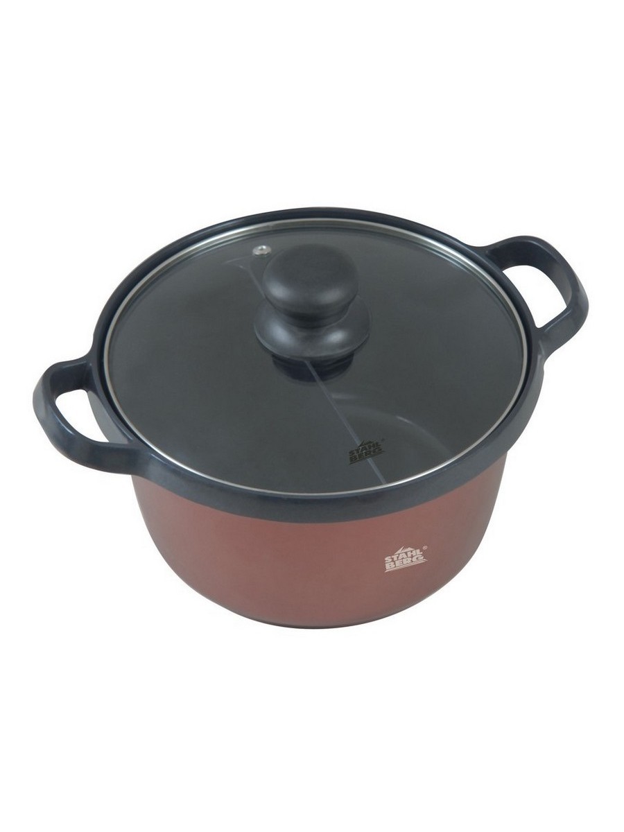 картинка 2346-S STAHLBERG  Кастрюля с перегородкой для фондю от магазина Gipfel