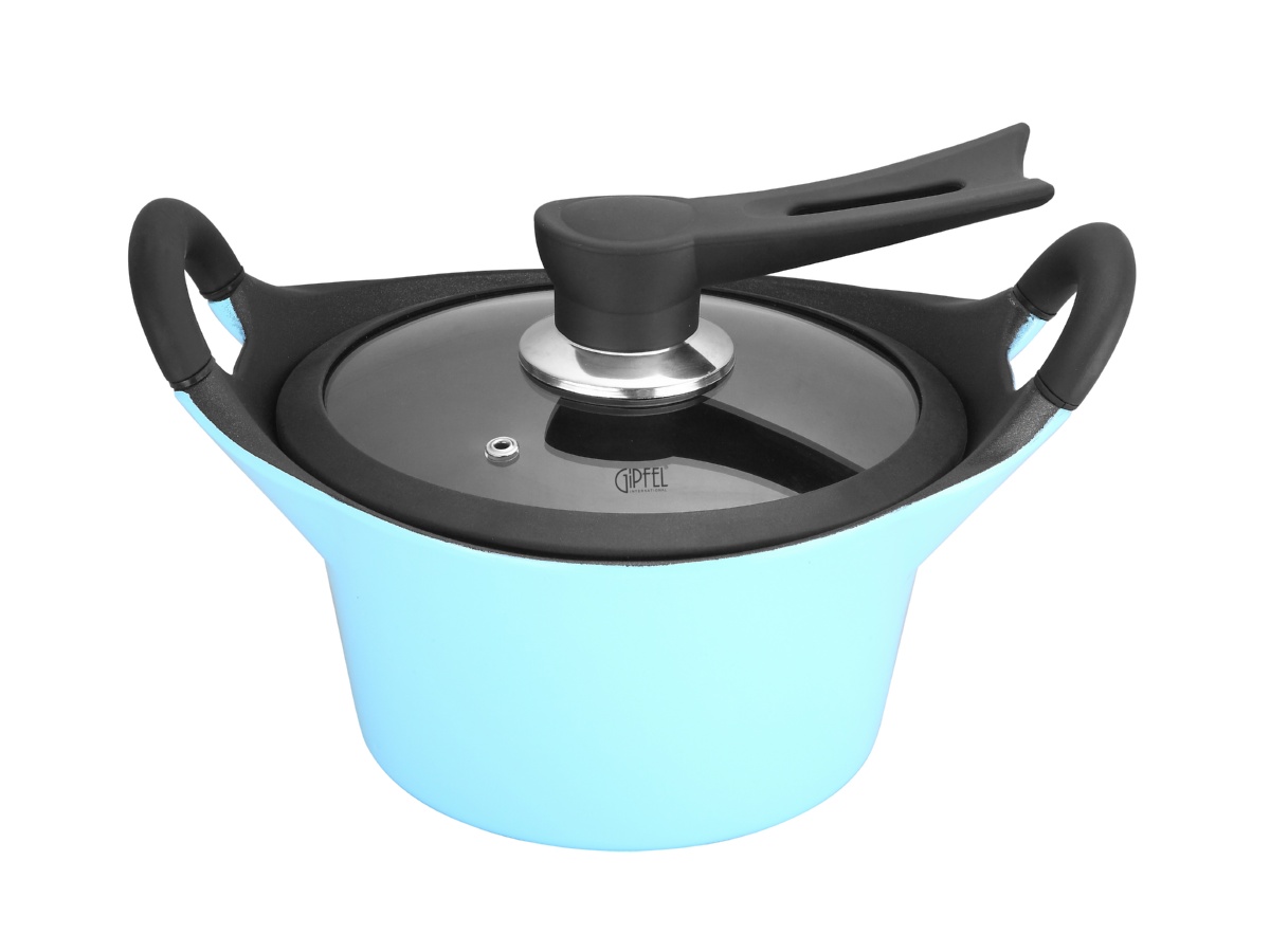 картинка 2553 GIPFEL Кастрюля VIENNA 2.6 л синяя от магазина Gipfel