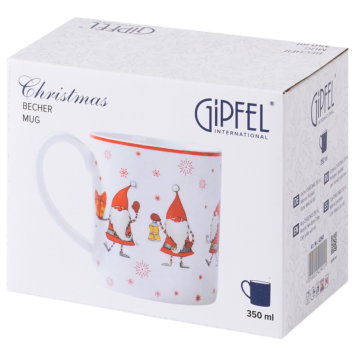 Кружка Gipfel Christmas 42941 350 мл фото