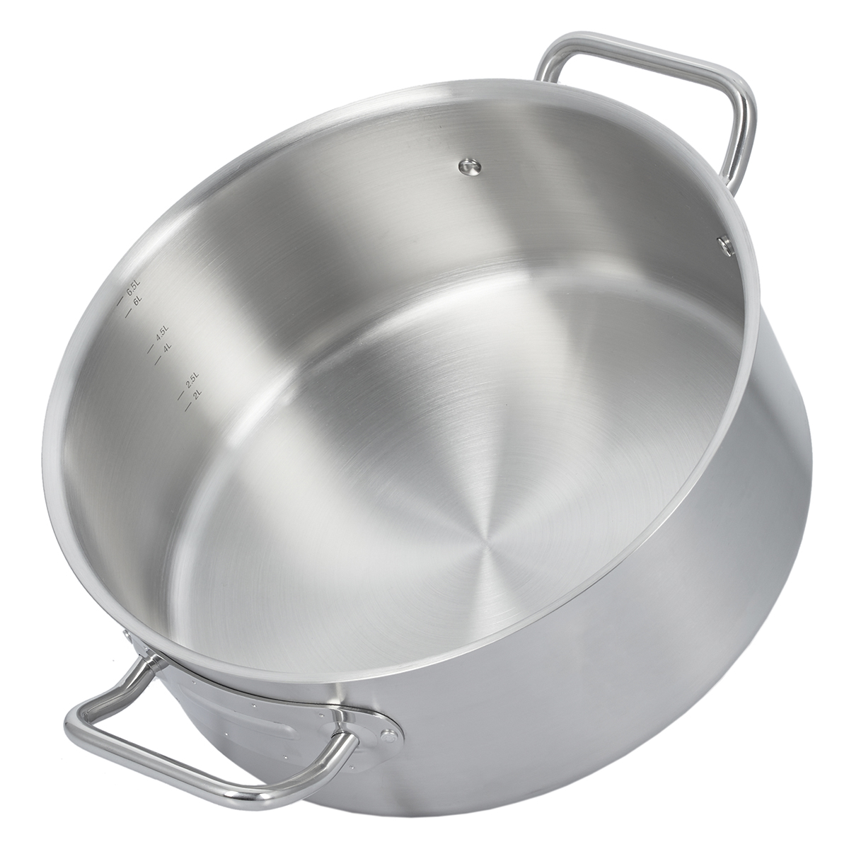 Кастрюля из нержавеющей стали Gipfel Horeca Pro 50718 28 см/6,5 л №3