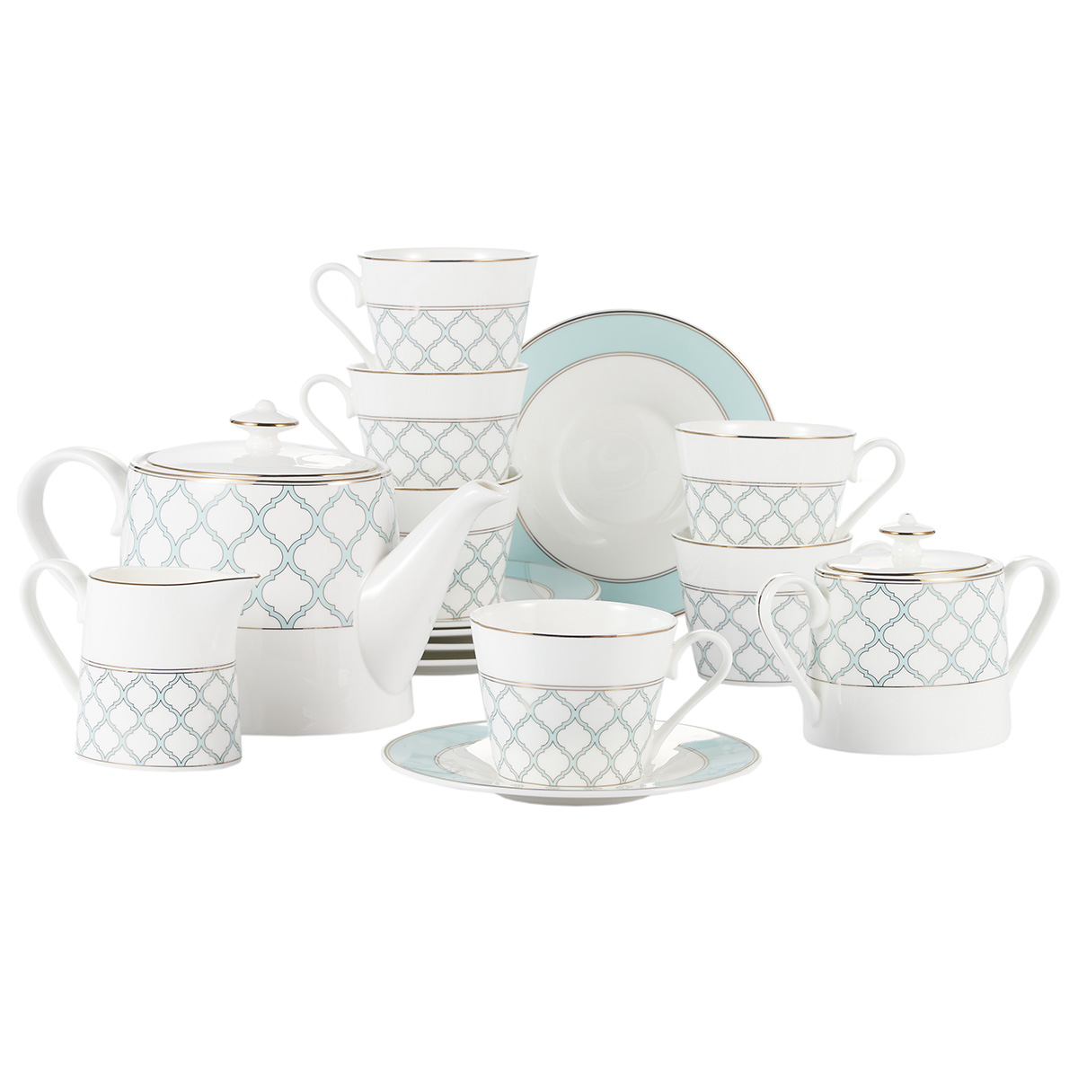 Чайный сервиз Gipfel Aurora 42863 15 предметов фото