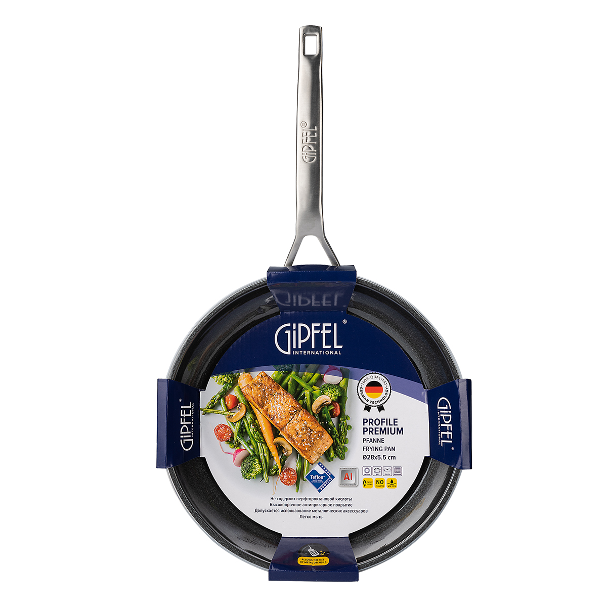 Алюминиевая сковорода Gipfel Profile Premium 51378 28 см фото