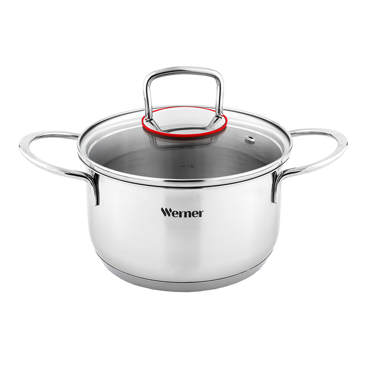 Кастрюля из нержавеющей стали Werner Como 50169 18 см/2,4 л фото