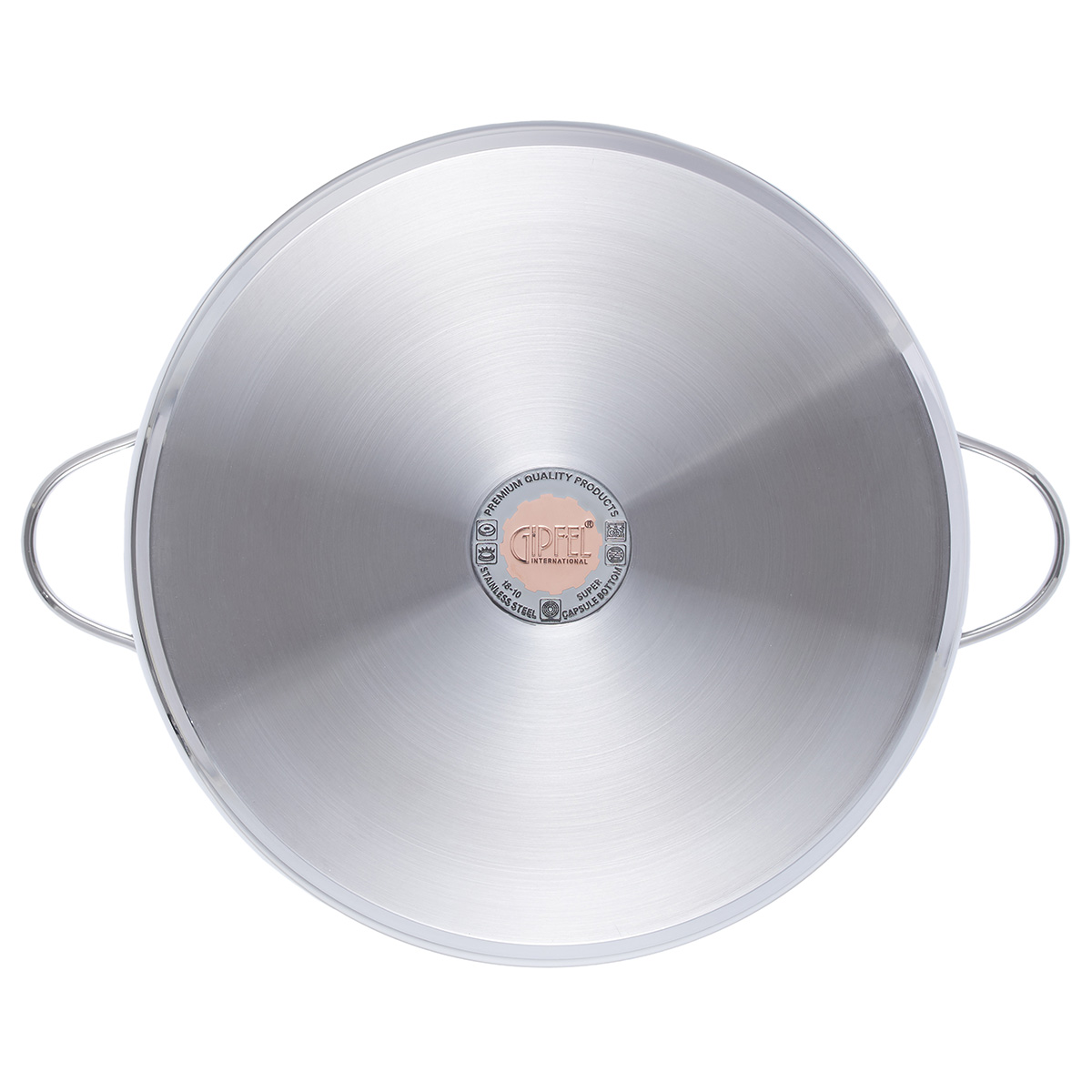 картинка 1813 GIPFEL Пароварка трёхъярусная DONELLA 32х16 см, 11л со стеклянной крышкой. Материал: нерж. сталь 304 от магазина Gipfel