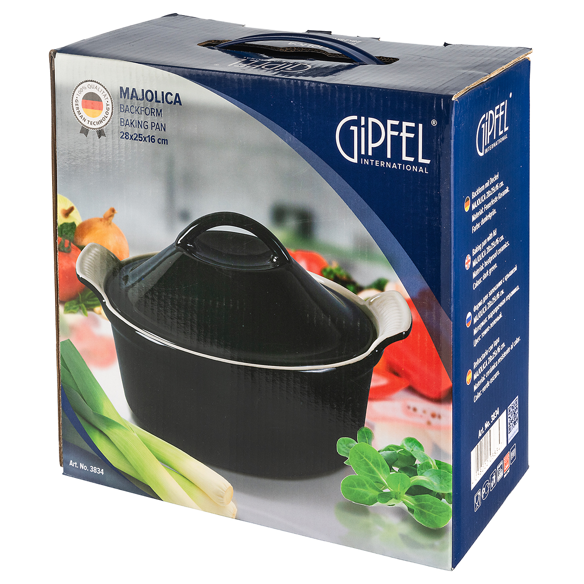 Форма для запекания Gipfel Majolica 3834 2,4 л/28x25x16 см фото