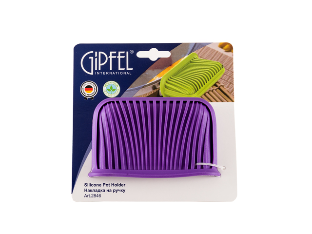 картинка 2846 GIPFEL Накладка на ручку. Материал: силикон. Цвет: фиолетовый. Размер: 11х4х7 см от магазина Gipfel