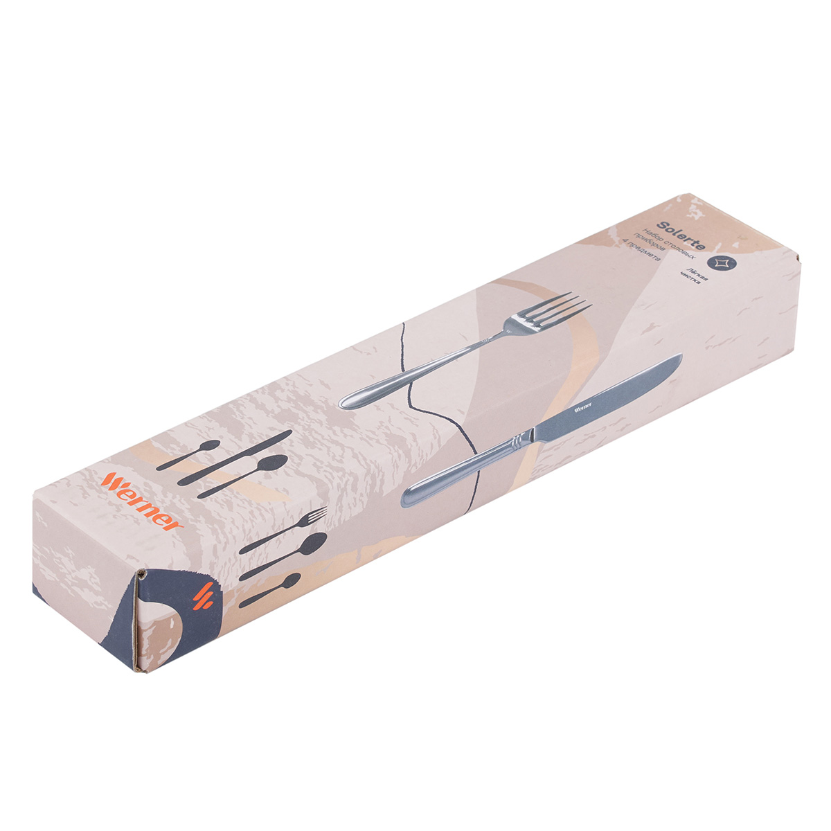 Набор столовых приборов Werner Solerte 51232 4 предмета фото
