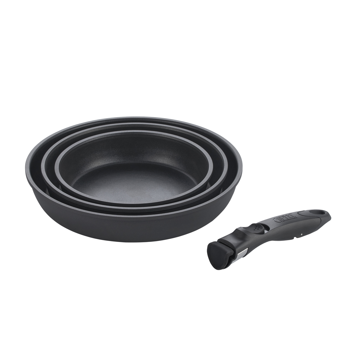 Набор из 3 алюминиевых сковород Gipfel Senator 0148 20 см 24 см 28 см фото