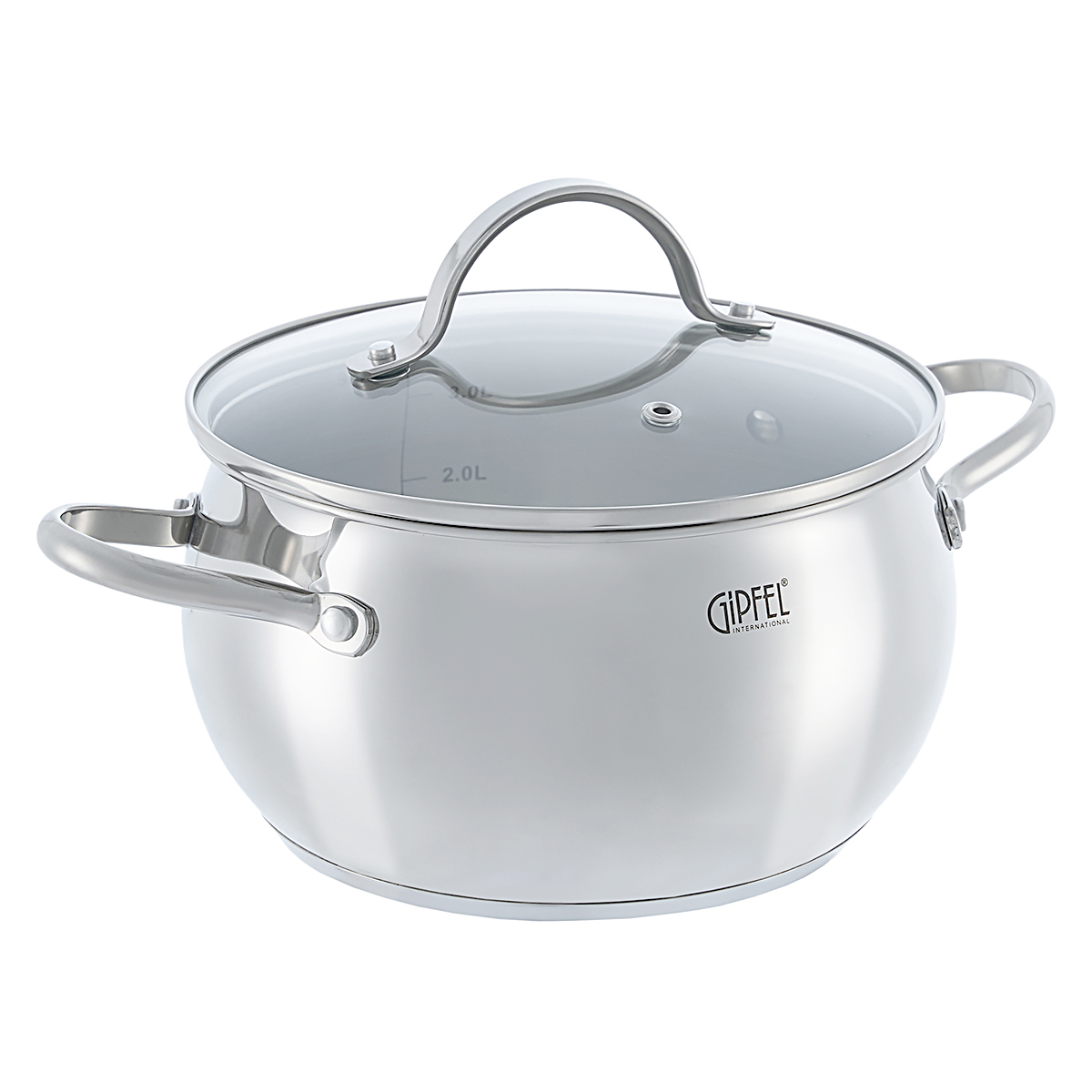 Кастрюля из нержавеющей стали Gipfel Terza 1293 20 см/3,4 л