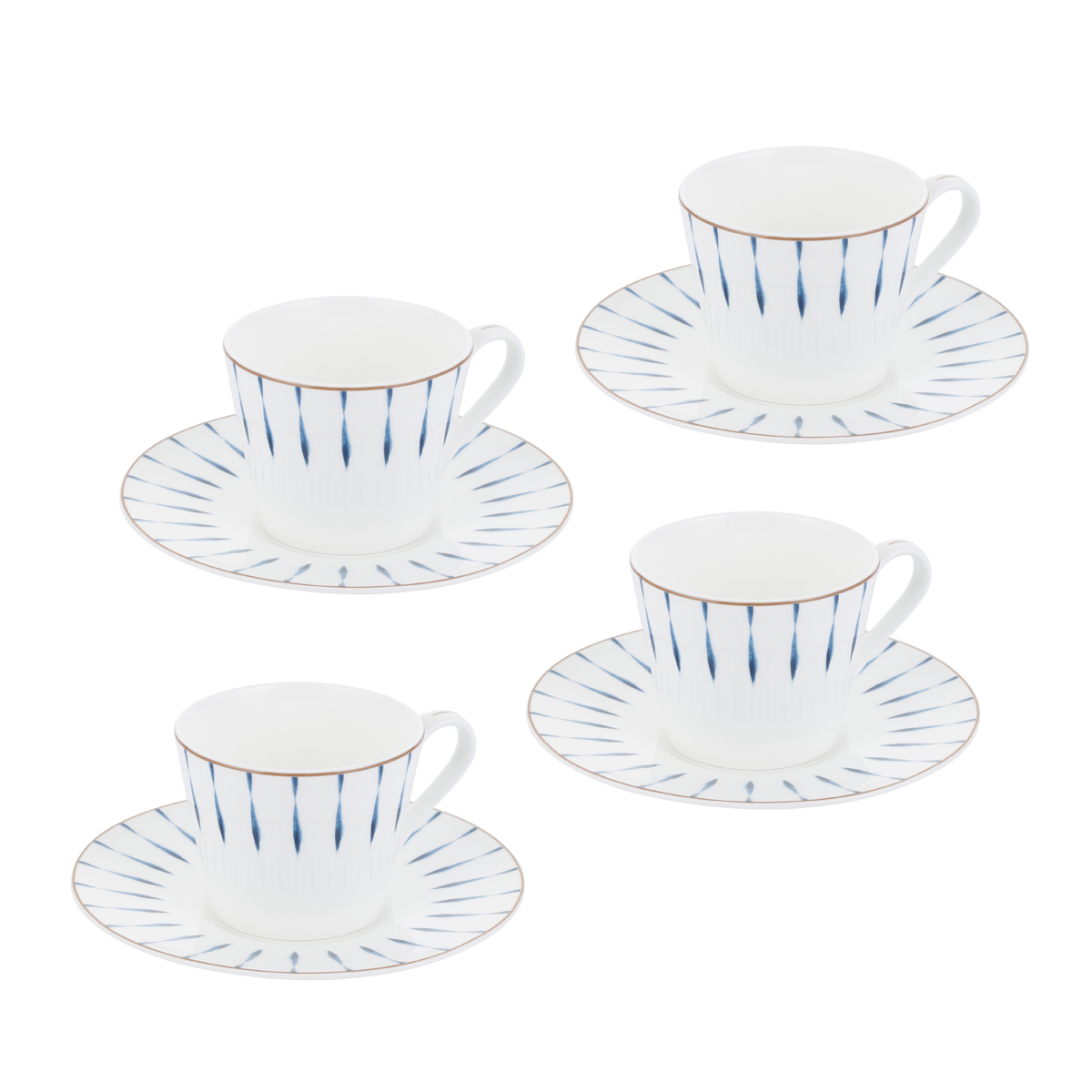 Набор чайный Gipfel Azzurro 42200 8 предметов фото