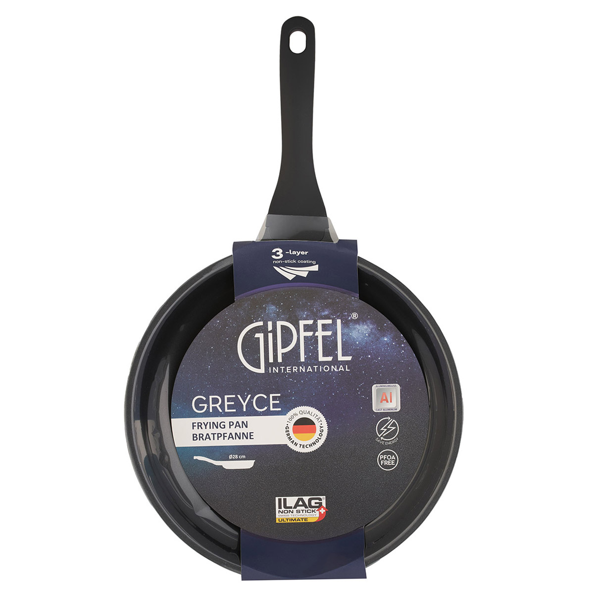 Алюминиевая сковорода Gipfel Greyce 0660 28 см фото