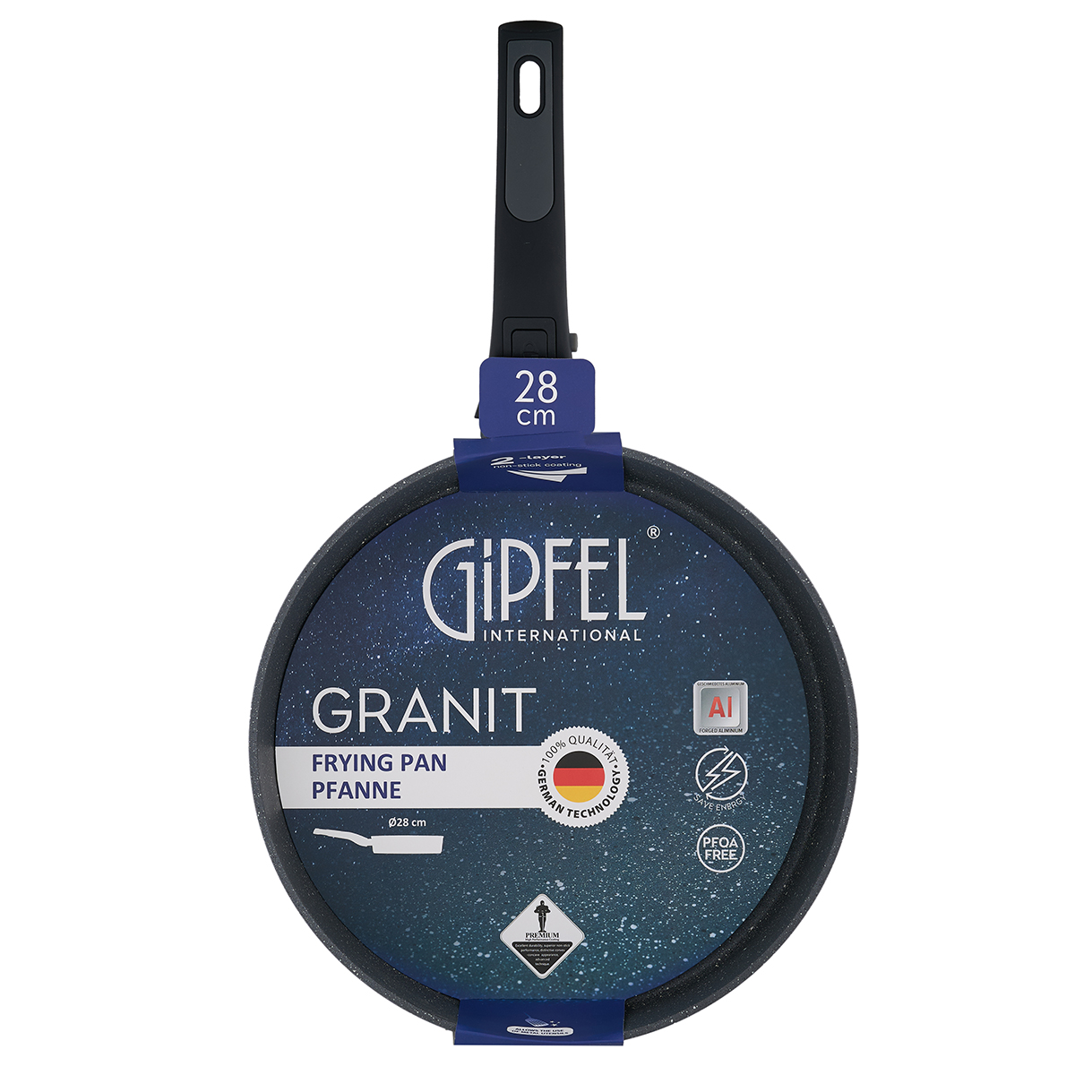 Алюминиевая сковорода Gipfel Granit 52705 28 см фото