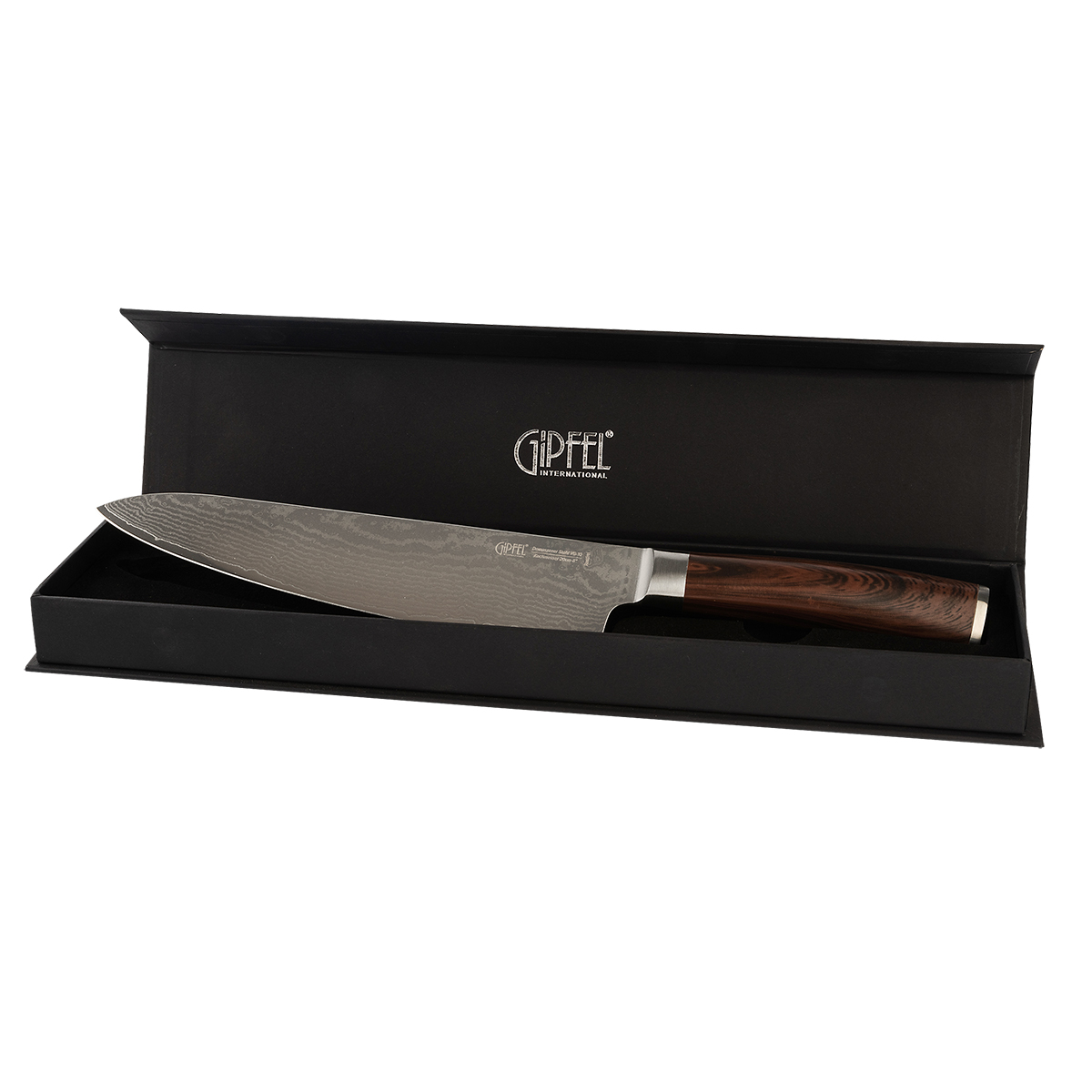 картинка 8487 GIPFEL Нож поварской из дамасской стали 21см от магазина Gipfel