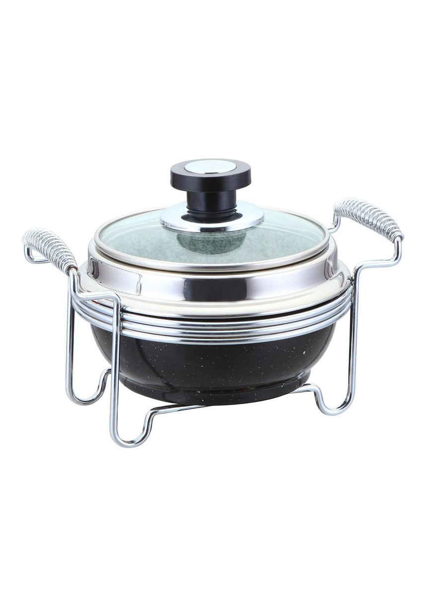 картинка 5763-S STAHLBERG Круглый мармит с контейнером из мрамора от магазина Gipfel