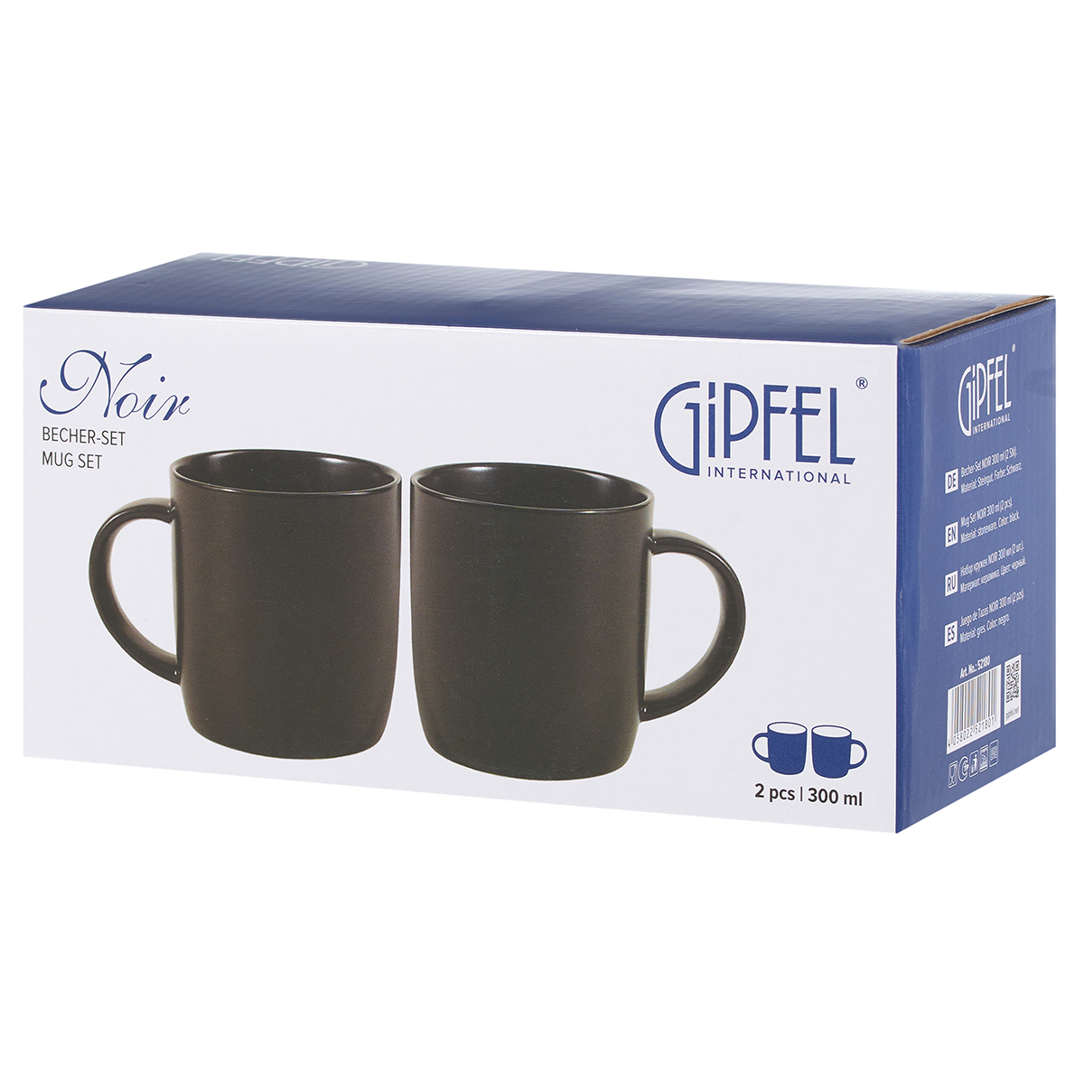 Набор кружек Gipfel Noir 52180 300 мл фото