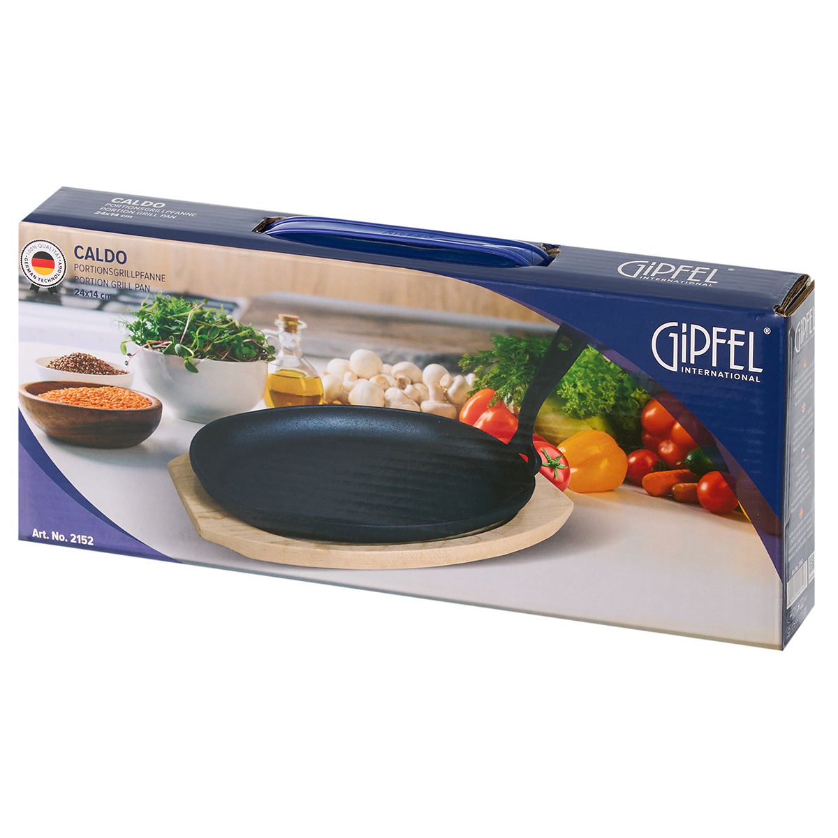 картинка 2152 GIPFEL Сковорода-гриль порционная DILETTO 24 от магазина Gipfel