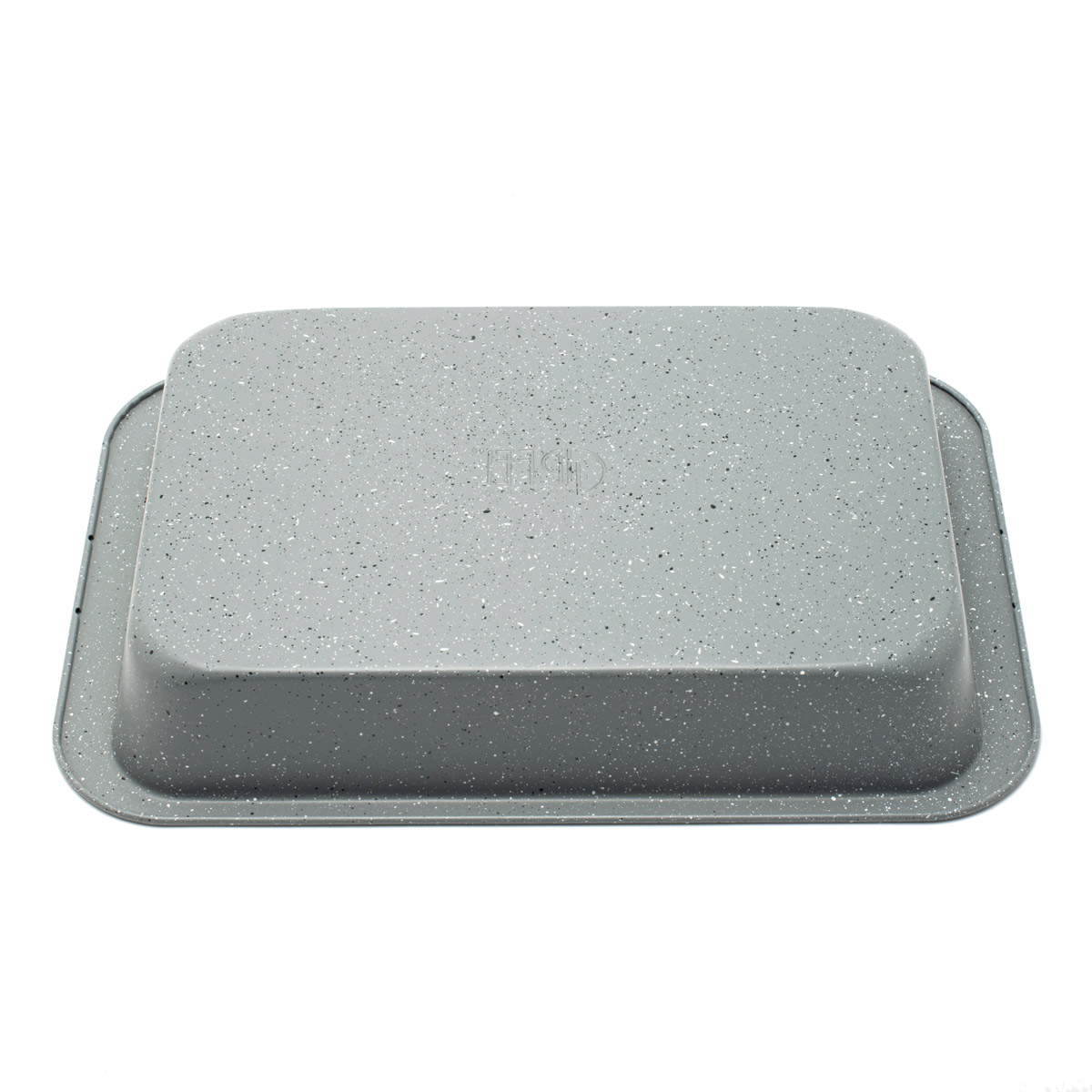 картинка 1871 GIPFEL Форма для выпечки MARBLE 36,5x24,5x6,0см прямоугольная с антипригарным мраморным покрытием. Материал: Углеродистая сталь от магазина Gipfel