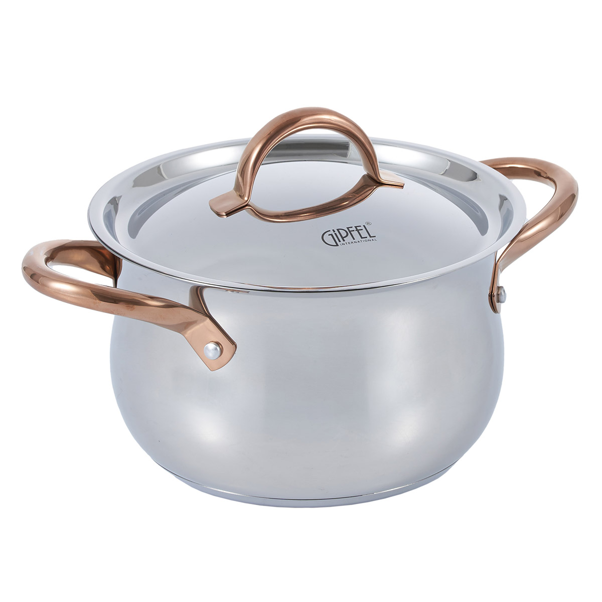 Кастрюля из нержавеющей стали Gipfel Absolute 2754 20 см/3,9 л фото